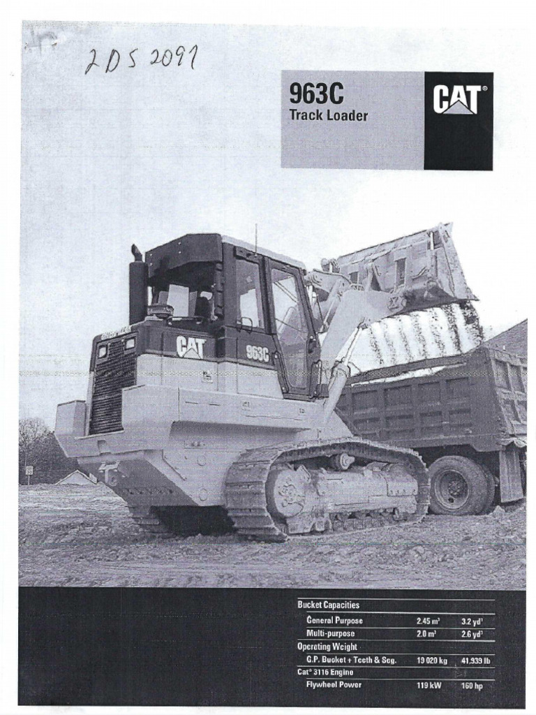963C Track Loader Specifications | PDF