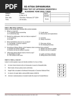 Mid Listening Test Grade 4 Pdf