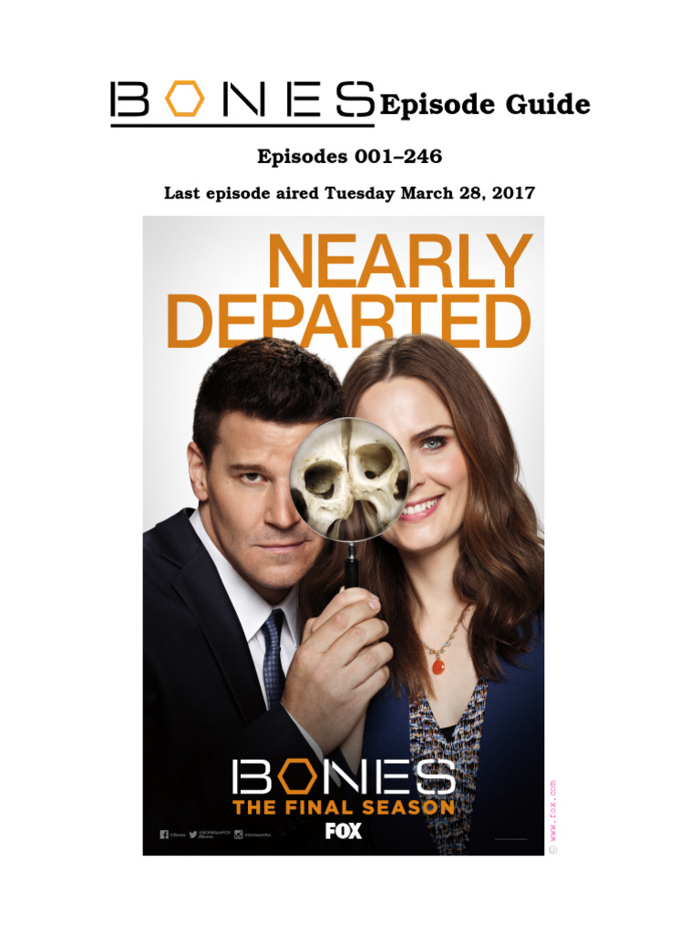 Complete Bones Episode Guide | PDF | Games & Activities | History