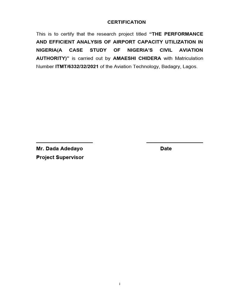 The performance and efficient analysis of airport capacity utilization