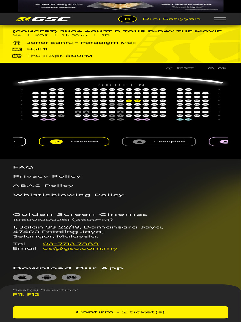 Golden Screen Cinemas Malaysia's Leading Cinema Online | PDF