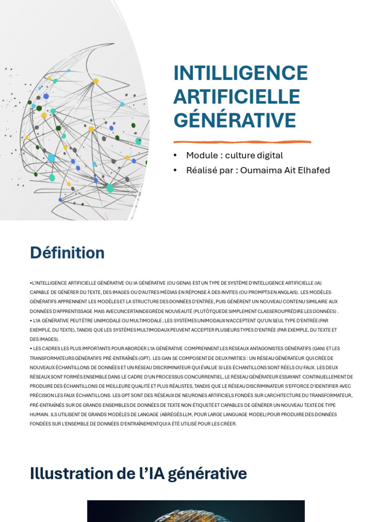 Introduction à l'IA générative | PDF | Intelligence artificielle ...