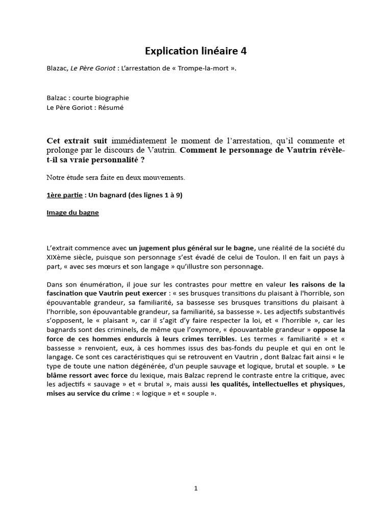 COMMENTAIRE LIN AIRE EXEMPLE intelligence overview