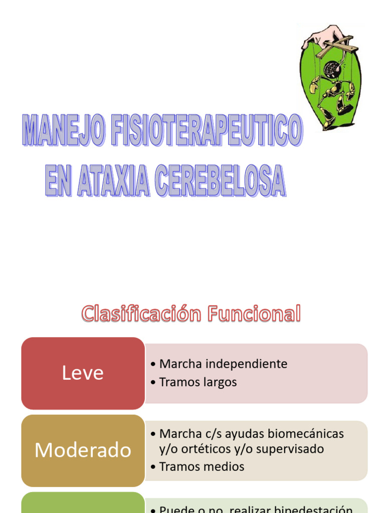 Manejo Fisioterapeutico de La Ataxia Cerebelosa | PDF