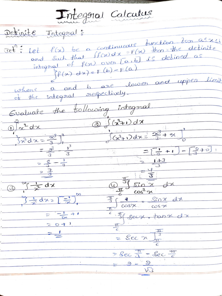 Integral Calculus PDF | PDF