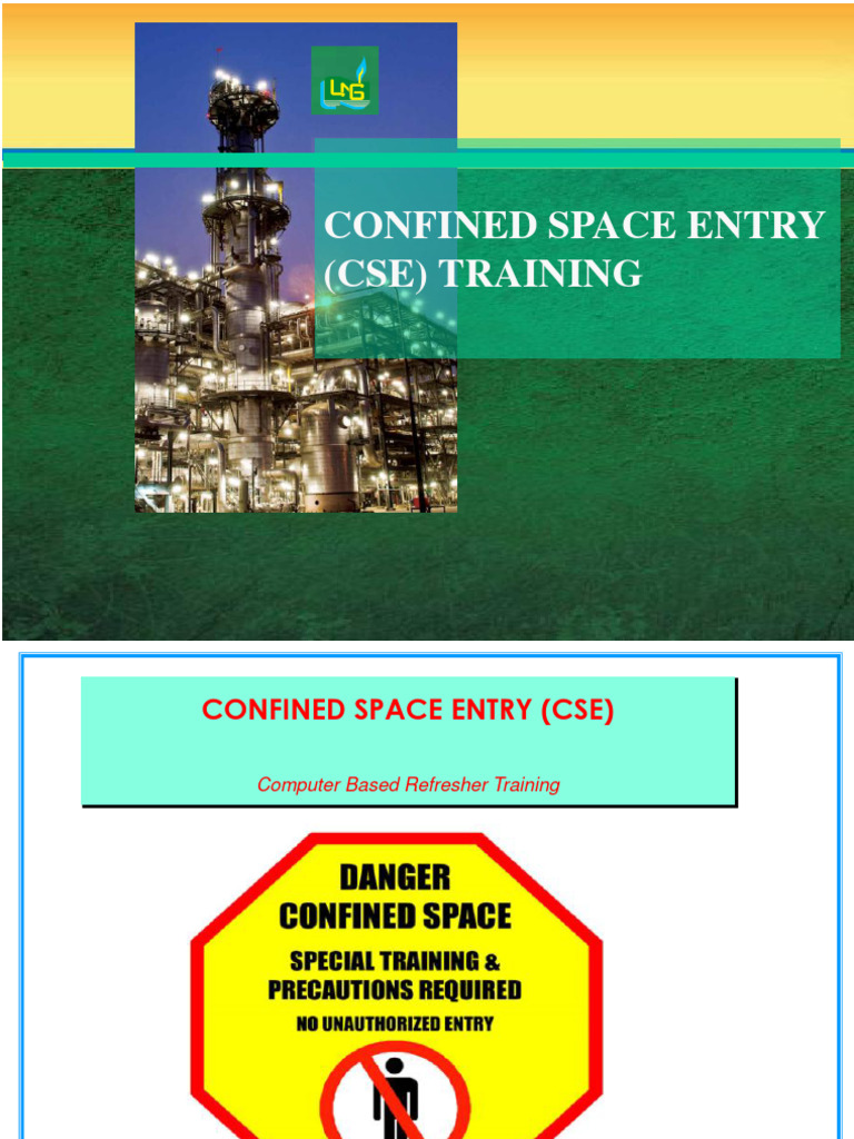 Confined Space Training Pdf Personal Protective Equipment