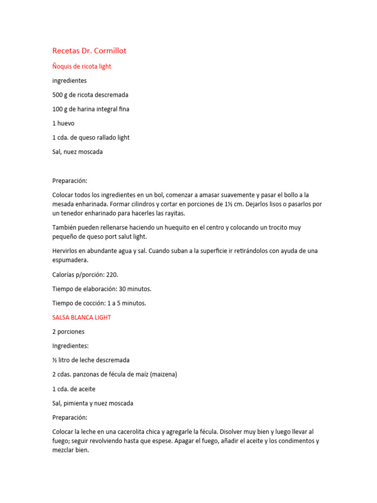 Recetas Dr | PDF | Cocinando | Caldo