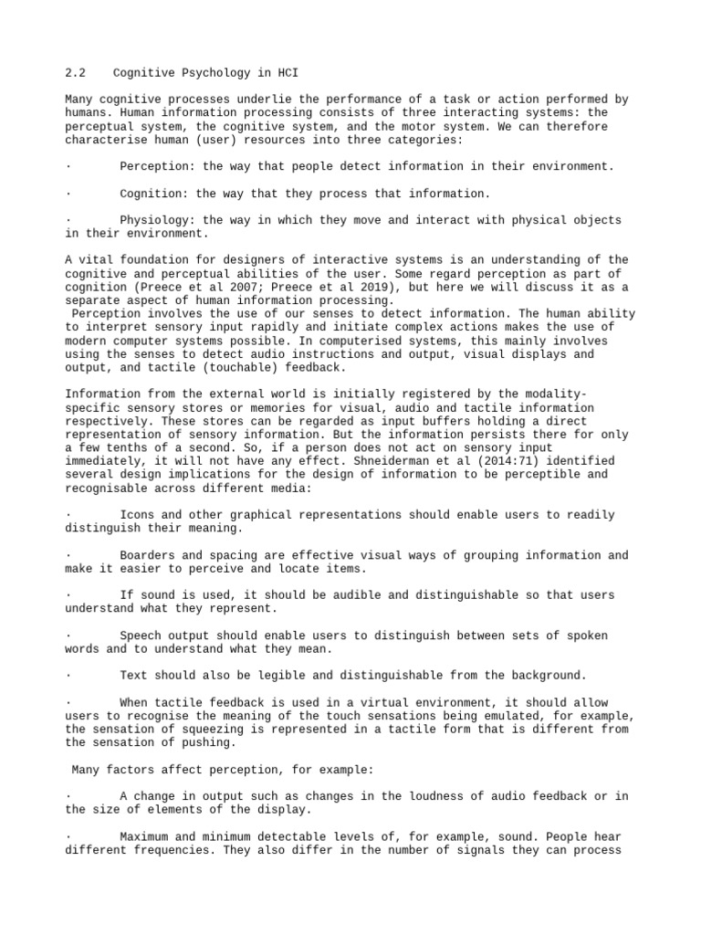 Lesson 2 | PDF | Perception | Human–Computer Interaction