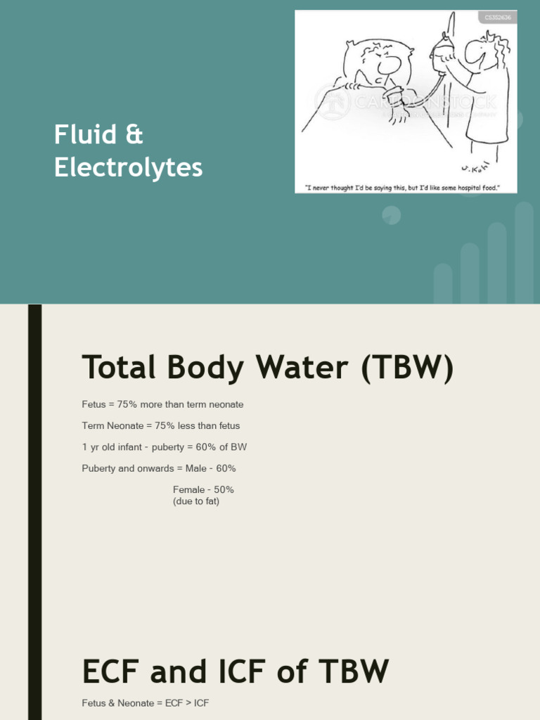 Fluid and Electrolytes | PDF | Dehydration | Kidney