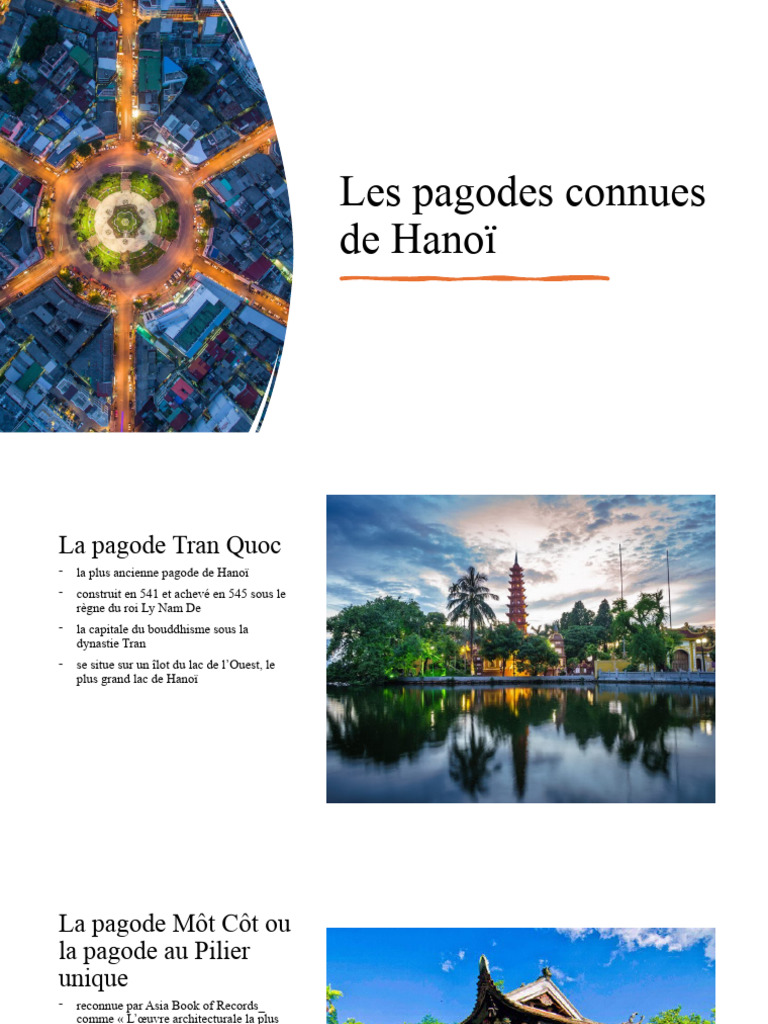 Pagodes emblématiques de Hanoï | PDF | Hanoï