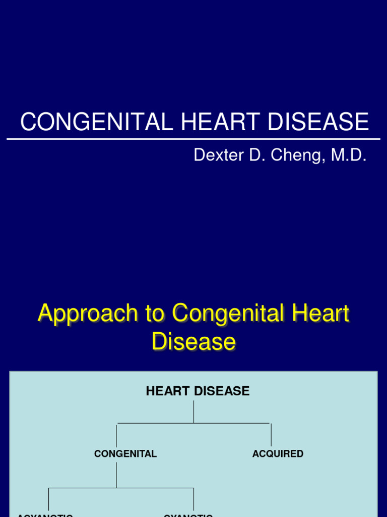 05.13 Approach To Congenital Heart Disease | PDF | Congenital Heart ...