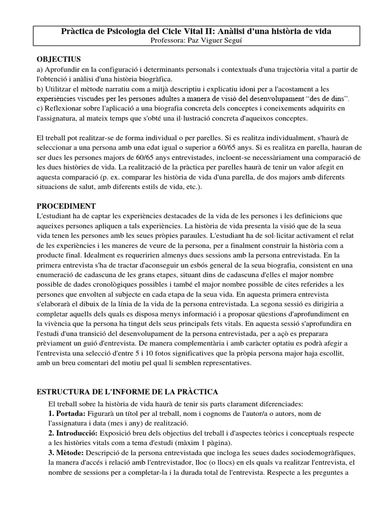 Guix prxctica anxlisi historia de vida val pdf