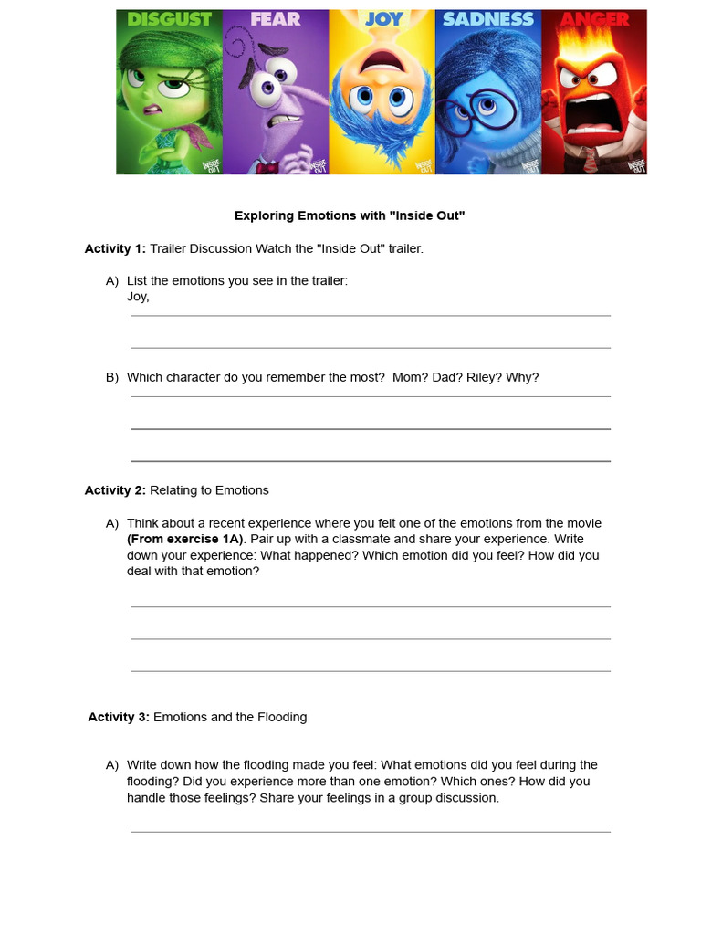 Exploring Emotions with Kids | PDF