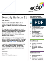 ecdp Email Bulletin 31 - FINAL