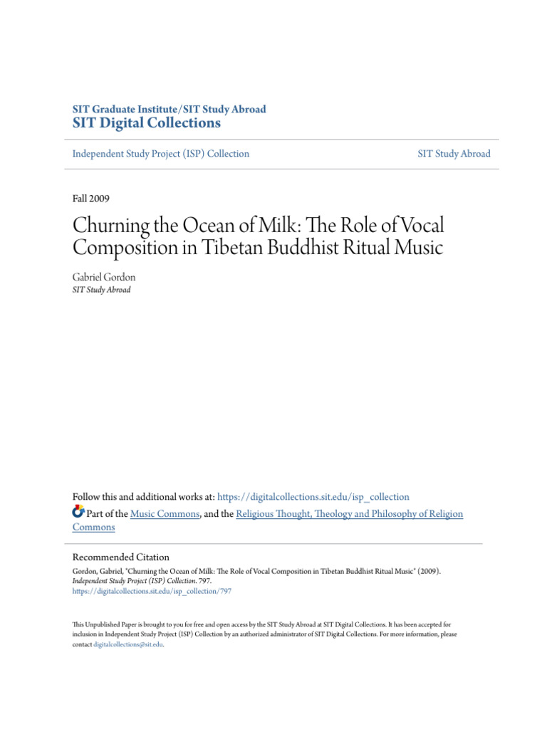 Tibetan Buddhist Vocal Music Analysis | PDF | Tibetan Buddhism | Vajrayana