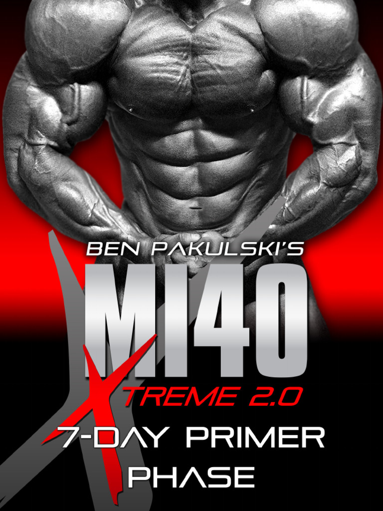 7-Day Primer Phase for MI40-X Training | PDF | Weight Training ...