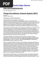 Download Cheap Surveillance Camera System DIY by Ionela SN7439218 doc pdf