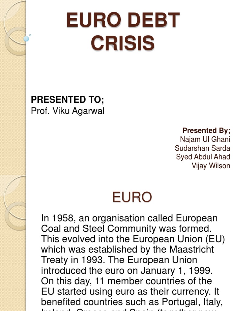 Euro Debt Crisis Overview and Timeline | PDF | Greek Government Debt ...