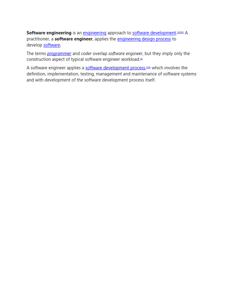 Understanding Software Engineering Basics | PDF | Technology & Engineering