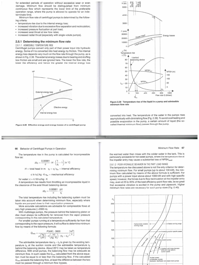 Pump Minimum Flow PDF