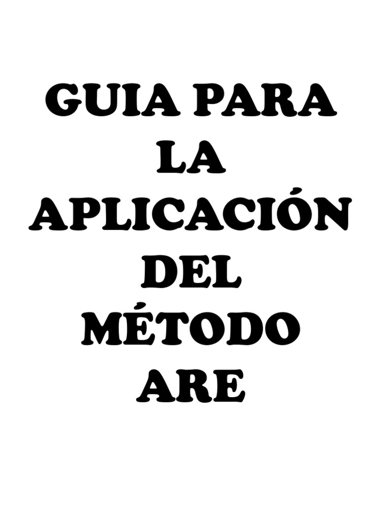 Pasos m todo are pdf
