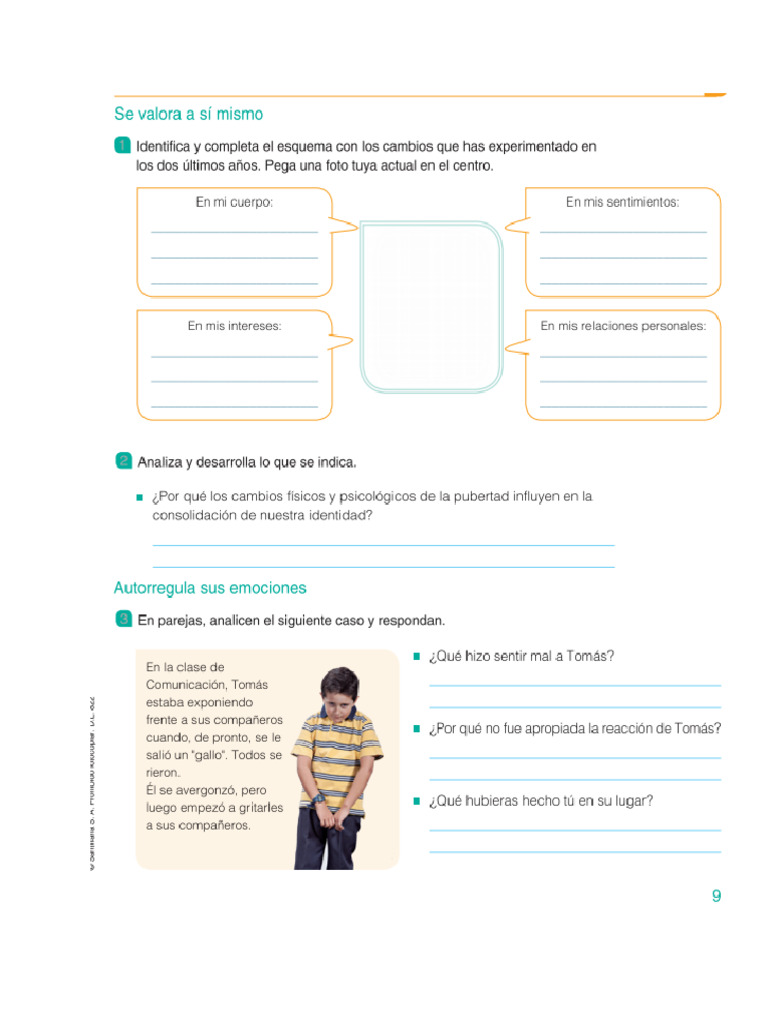 Ficha de Personal Social 6to 1 Unid | PDF