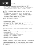 Exemplos de AntiRP e Regras de Roleplay | PDF