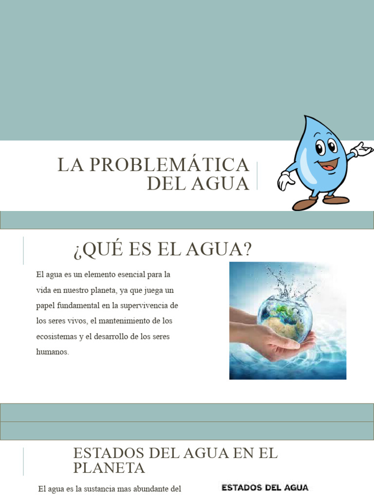La Problemática Del Agua | PDF | Agua | Escasez de agua