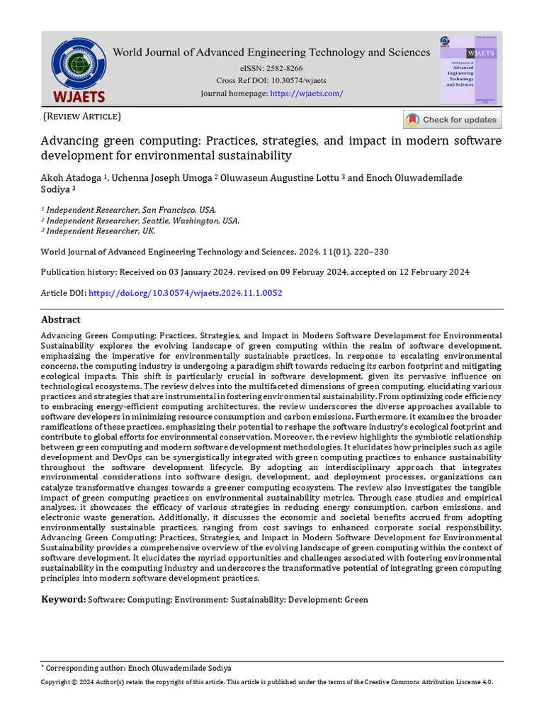 Advancing Green Computing Practices Strategies And Pdf Efficient