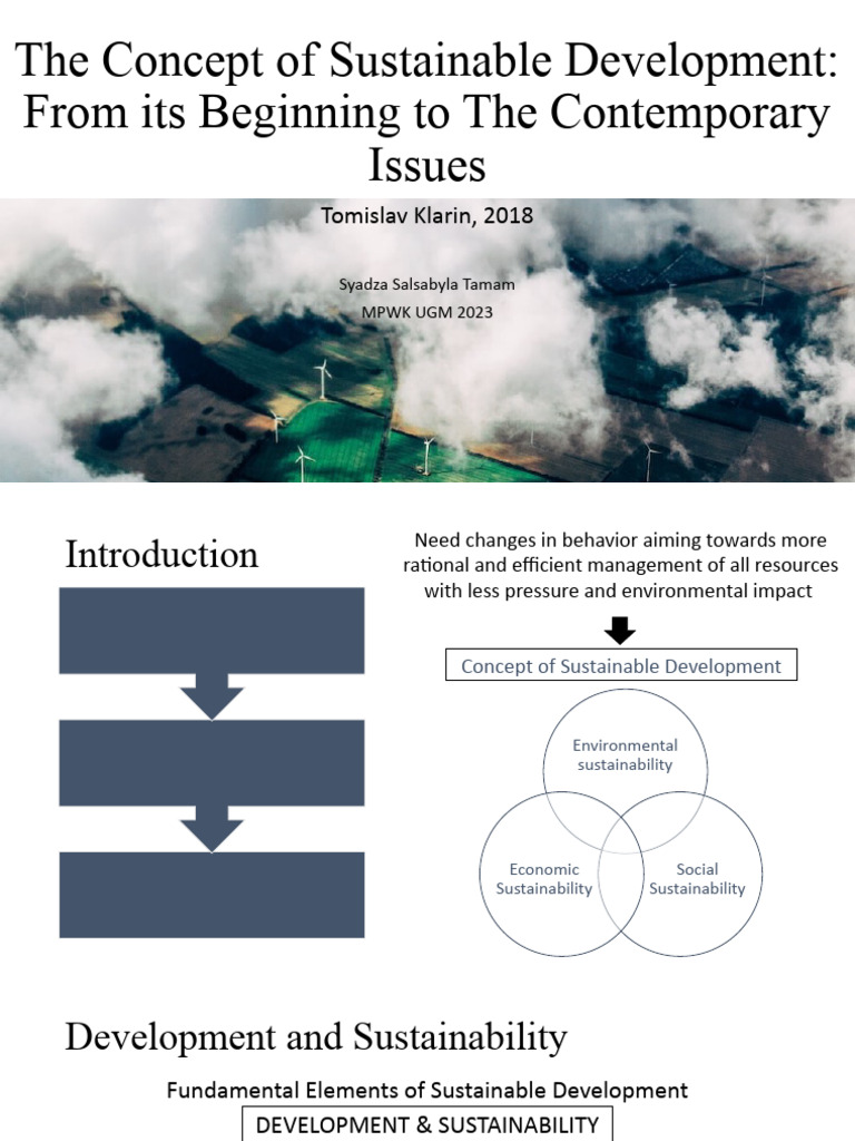 Sustainable Development: History & Challenges | PDF | Sustainability ...