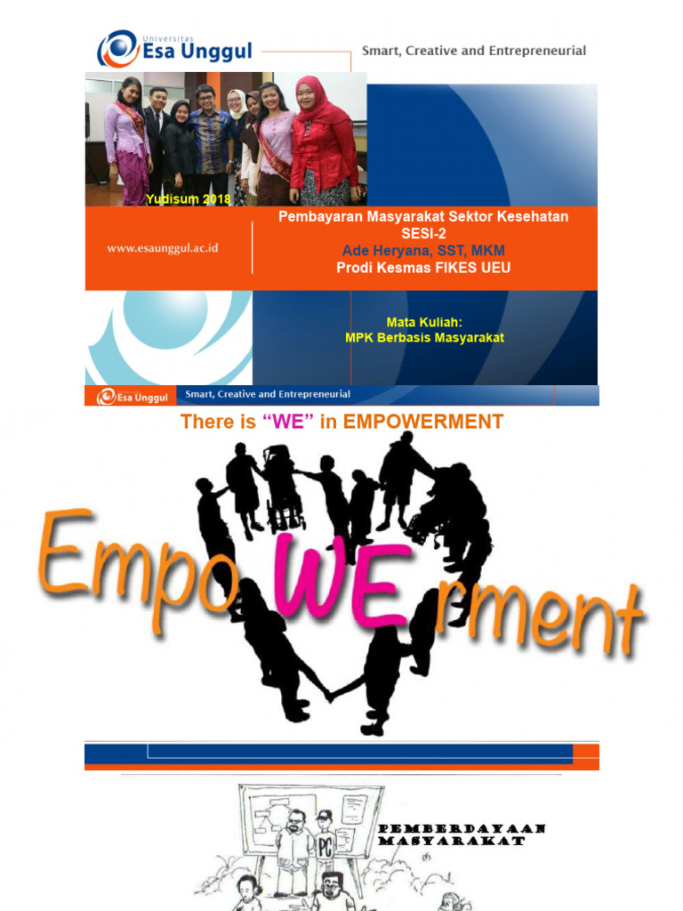 UEU Manajemen Pelayanan Kesehatan Berbasis Masyarakat Pertemuan 2 | PDF