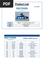 Hydraulic Pump Model Parts List | PDF | Piston | Screw