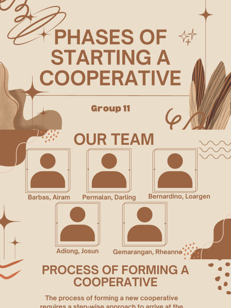 Phases Of Starting A Cooperative Pdf Startup Company Small