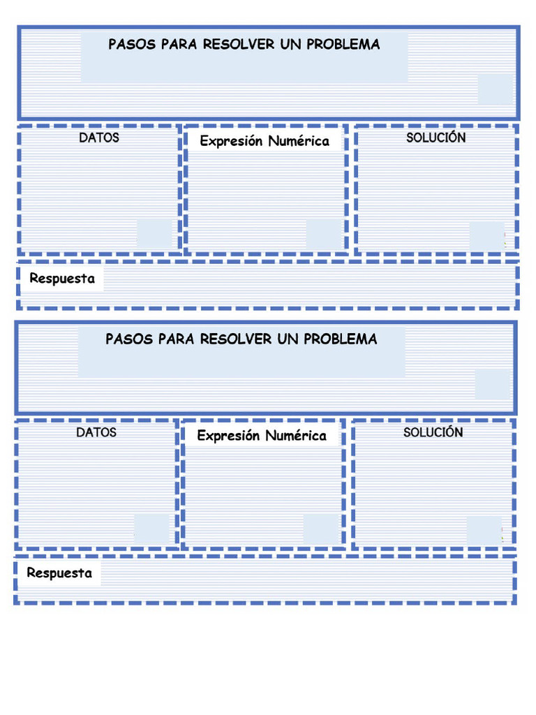 Pasos para Resolver Problemas | PDF