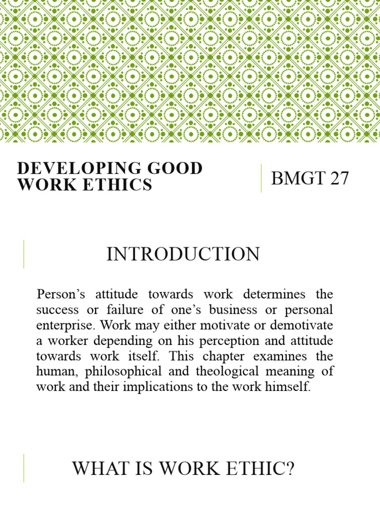 Understanding Work Ethics and Values | PDF | Employment | Virtue