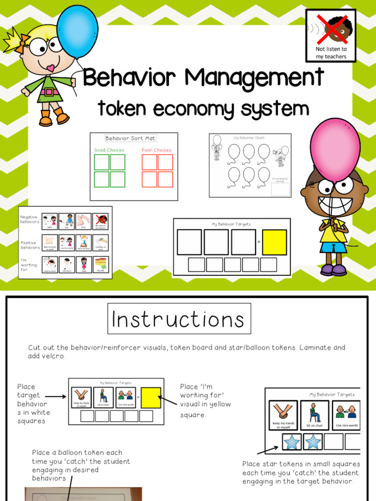 Token Economy Behavior Management Guide | PDF