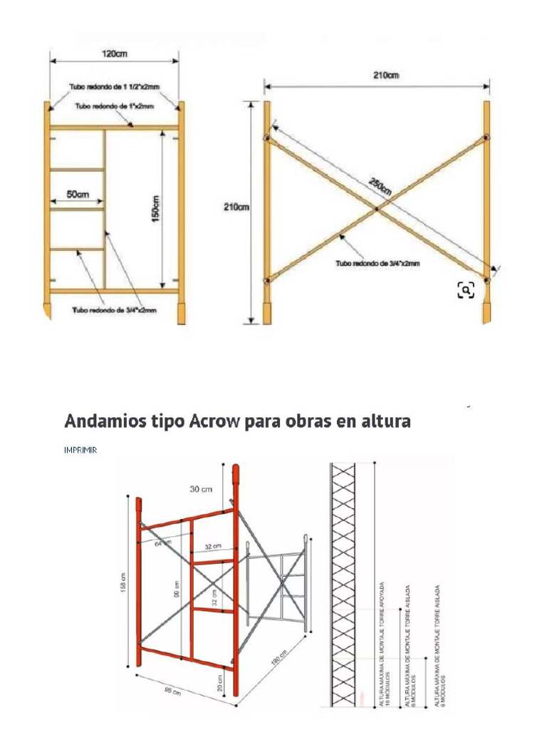 Medidas De Andamio Pdf