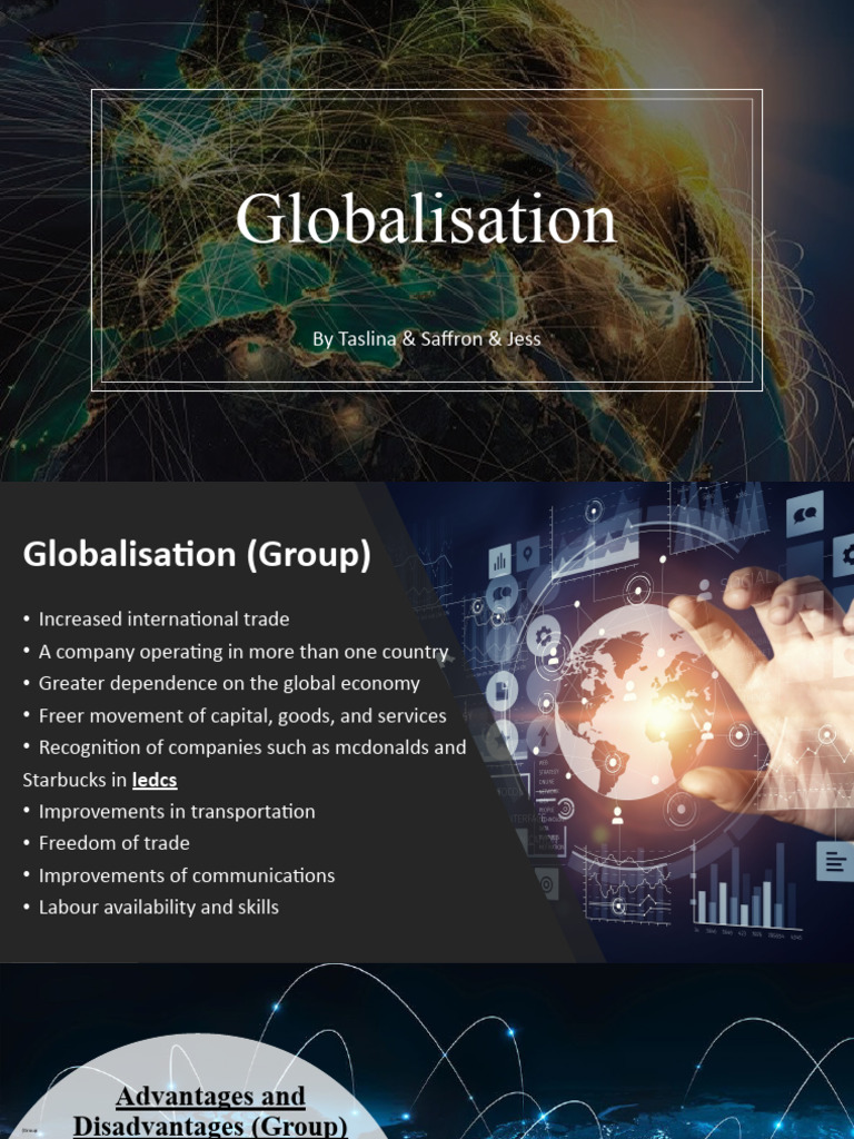 Understanding Globalisation: Pros and Cons | PDF | Globalization ...