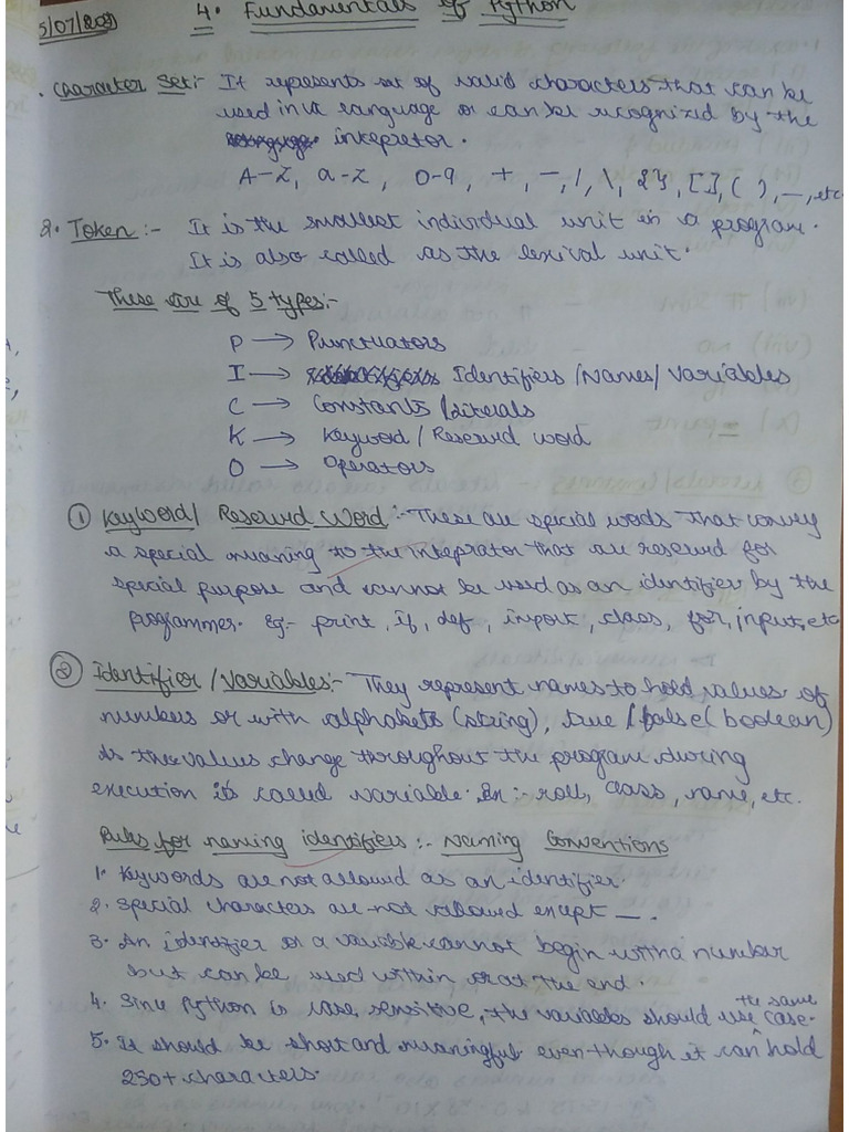 Basics of Python | PDF