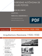 Arquitectura Mexicana 1920-1930