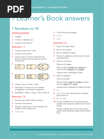 PM 1 Learner Book Answers
