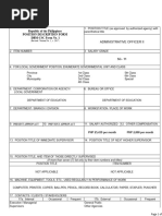 Position Description Form DBM CSC Form No. 1 Revised 2017 | PDF | Labor ...