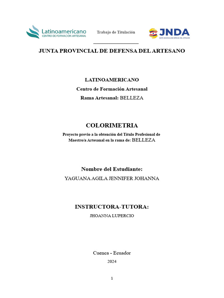 Jennifer Yaguana Pdf Pelo