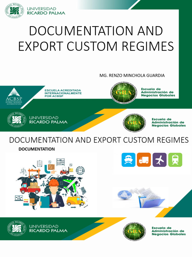 Export Documentation & Custom Regimes | PDF | Warehouse | Business