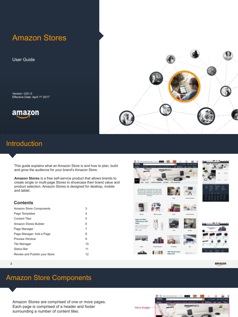 Amazon Stores User Guide Overview | PDF | Live Preview | Brand