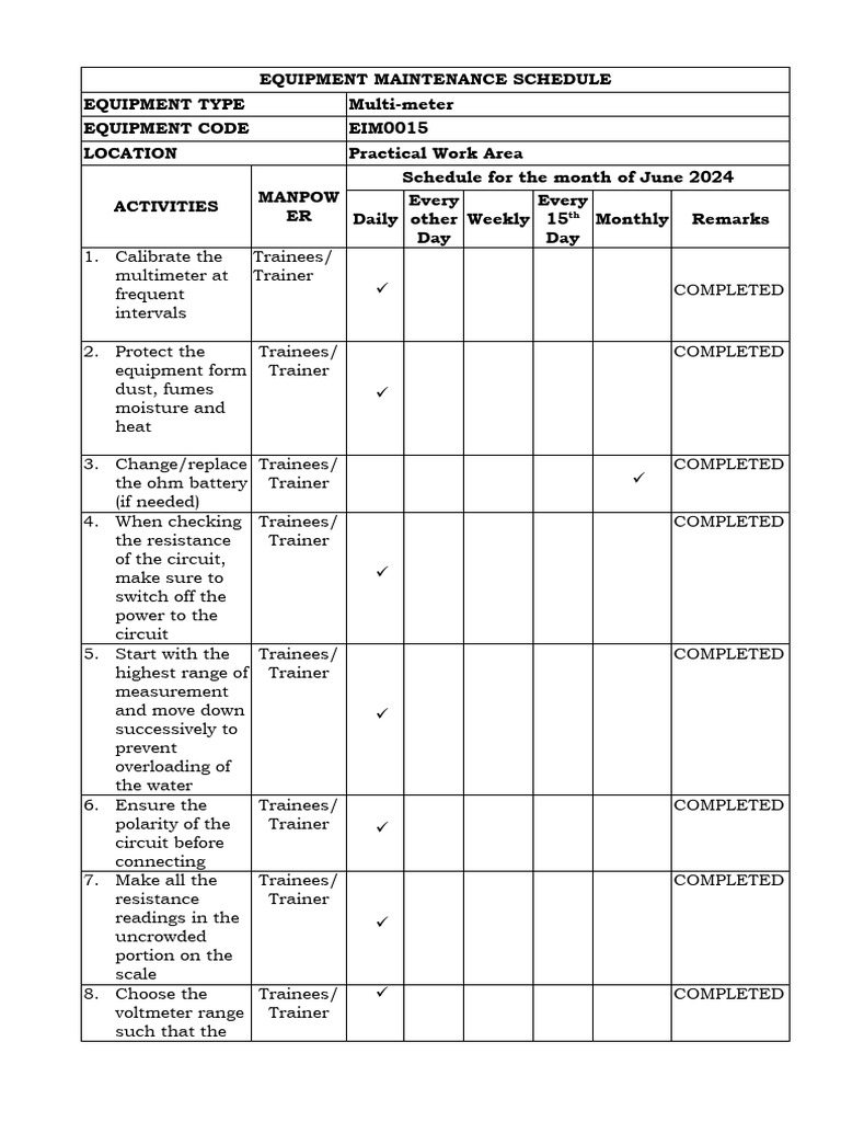 2-equipment-maintenance-schedule-pdf