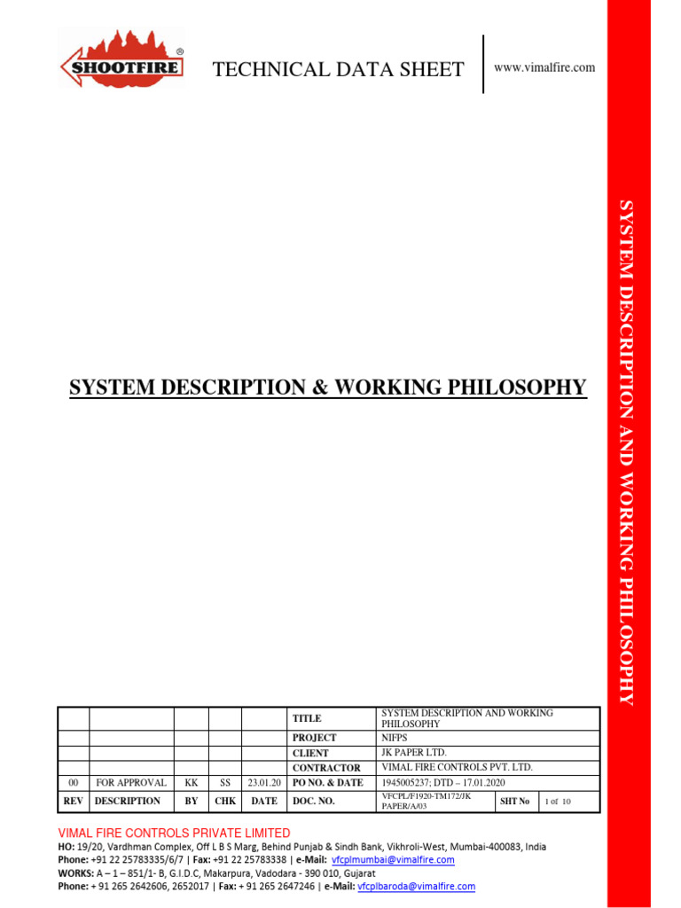 A-03 System Description and Woking Philosophy | PDF | Transformer | Relay