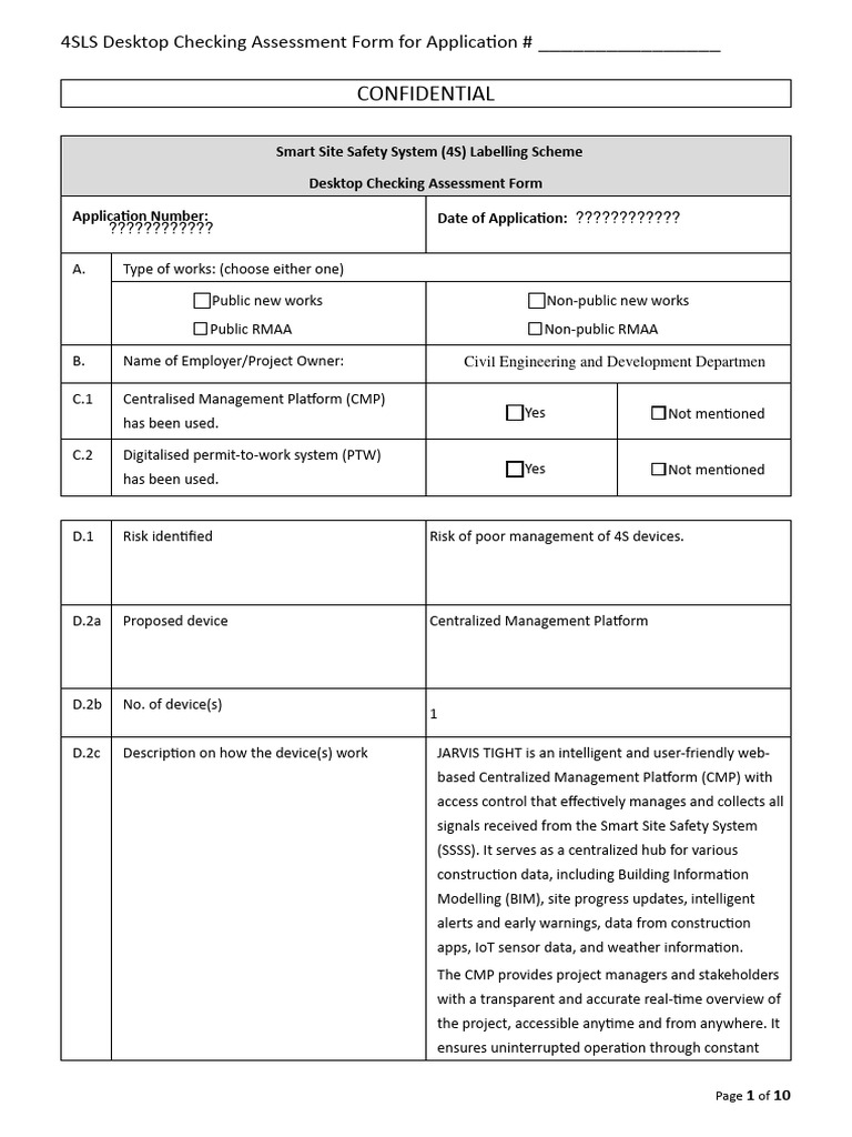 4SLS Desktop Assessment Overview | PDF | Computer Security | Security
