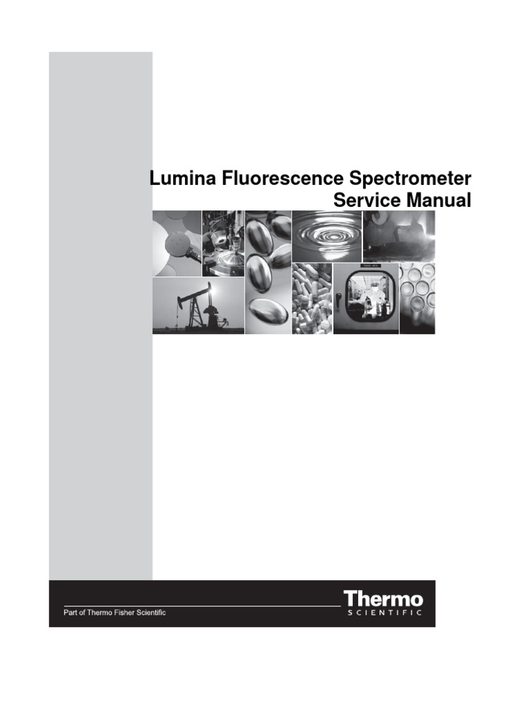 Flourescence Spectrometer Service Manual PDF Power Supply