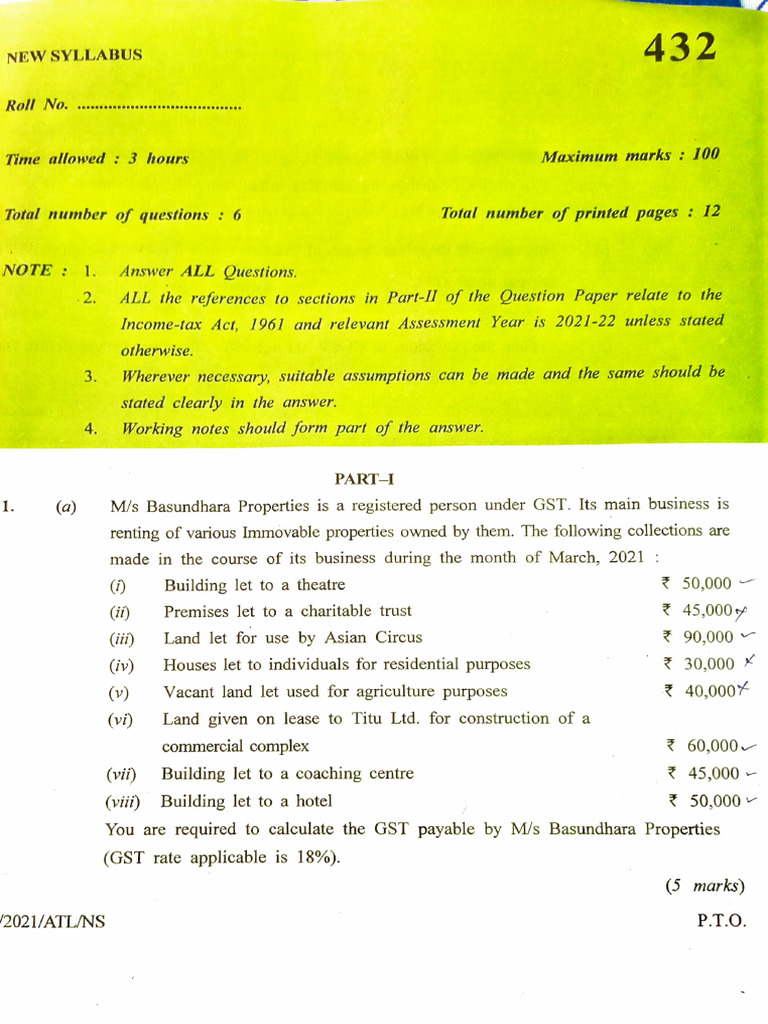 GST Compliance and Tax Calculation Guide | PDF | Value Added Tax | Taxes